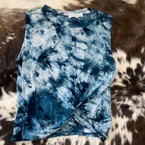 tie dye crop tank
